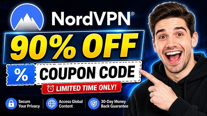 NordVPN Coupon Code 2026 🔥 Get 90% OFF + FREE Months (Limited Deal)